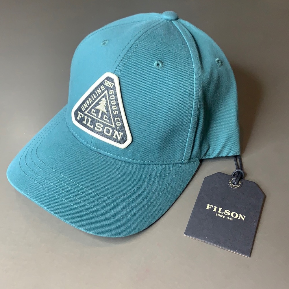 C.C. Filson Logger Cap, Hat, Mallard Teal, Green, NEW